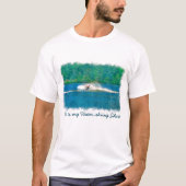 Summer Waterskiier en Lake T-shirt (Voorkant)