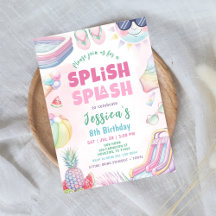 Summer Waterslide Girl Birthday Party