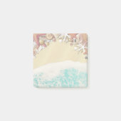 Summer Weddenschap Sandy Beach Starfish Sea Shells Post-it® Notes (Voorkant)