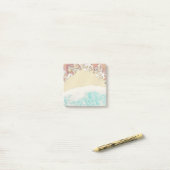 Summer Weddenschap Sandy Beach Starfish Sea Shells Post-it® Notes (Op bureau)