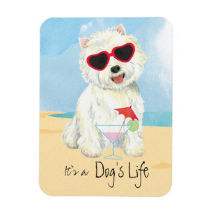 Summer Westie Magneet