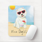 Summer Westie Muismat (Met muis)