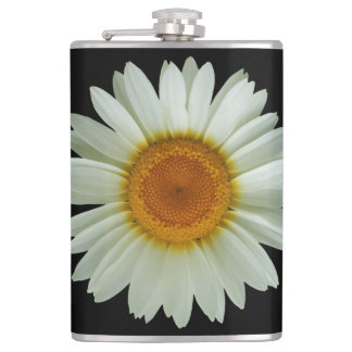 Summer White Daisy op Black Heupfles