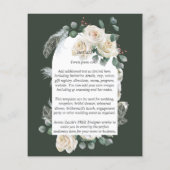 Summer White Roses Emerald Sage Greenery WEDDING (Achterkant)