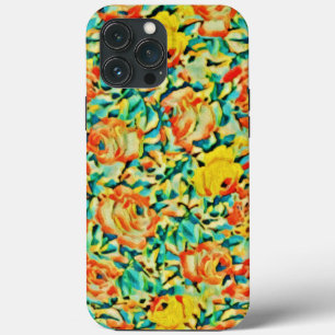 Summer Wild Roos Flower Garden iPhone 13 Pro Max Hoesje