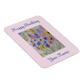 Summer Wildflower Birthday Magneet (Rechterzijde)