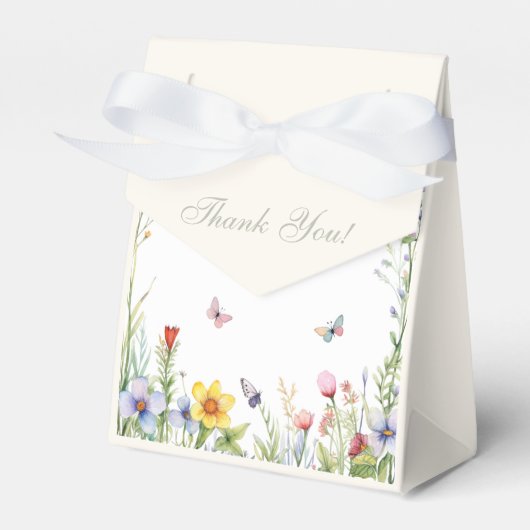 Summer Wildflower Boho Floral Vrijgezellenfeest Bedankdoosjes (Voorkant Zijde)