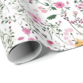 Summer Wildflower Cadeaupapier (Rol Hoek)