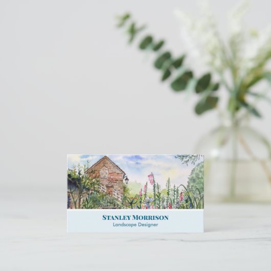 Summer Wildflower English Garden in York Visitekaartje (Staand voorkant)