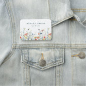 Summer Wildflower Field Naamplaatje (In situ)