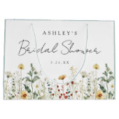 Summer Wildflower Field Vrijgezellenfeest Groot Cadeauzakje (Achterkant)