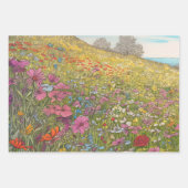 Summer Wildflower Fields | Ontkoppeling van zwaarg Inpakpapier Vel (Voorkant)