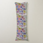 Summer Wildflower Lichaamskussen (Voorkant Verticaal)