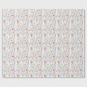 Summer Wildflower Pattern Cadeaupapier (Vlak)