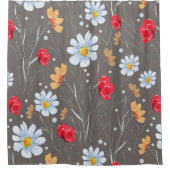 Summer Wildflower Pattern Douchegordijn (Voorkant)