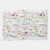 Summer Wildflower Pattern Theedoek (Horizontaal)