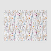 Summer Wildflower Pattern Tissuepapier (Voorkant)