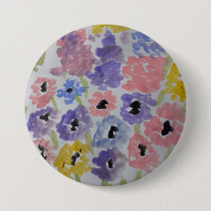 Summer Wildflower Ronde Button 7,6 Cm