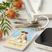 Summer Wire Fox Terrier Sleutelhanger (Voorkant Rechts)