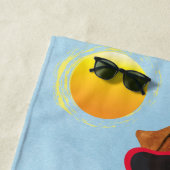 Summer Wire Fox Terrier Strandlaken (In situ)