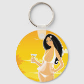 Summer Woman Sleutelhanger (Achterkant)