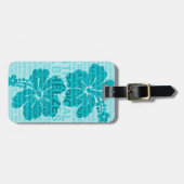 Summer Words Hawaiian Hibiscus Bagagelabels (Voorkant horizontaal)