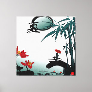 Summer Wrapped Canvas Afdruk