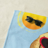 Summer Yellow Lab Beach Towel Strandlaken (In situ)