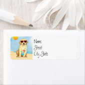 Summer Yellow Lab Label (Insitu)