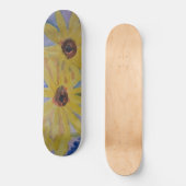 Summer Yellow Sunflower Skateboard (Voorkant)