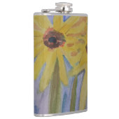 Summer Yellow Sunflower Vinyl Heupfles (Rechts)