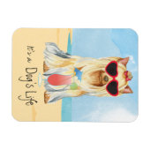 Summer Yorkie Magneet (Horizontaal)