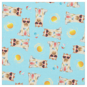 Summer Yorkie Stof