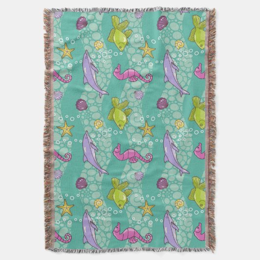 Summer Zee Pattern Deken (Voorkant Verticaal)