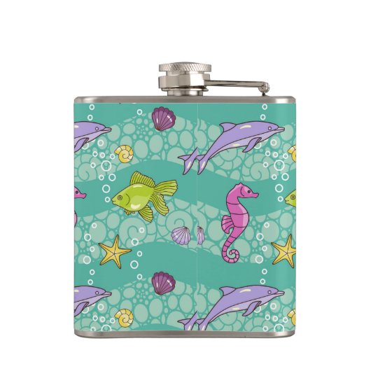 Summer Zee Pattern Heupfles (Achterkant)