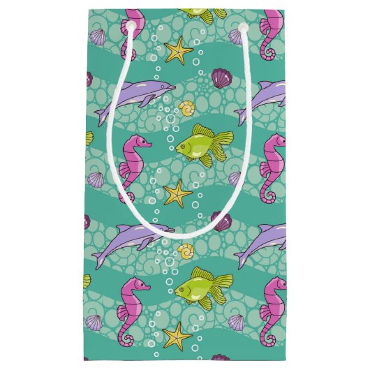 Summer Zee Pattern Klein Cadeauzakje (Voorkant)