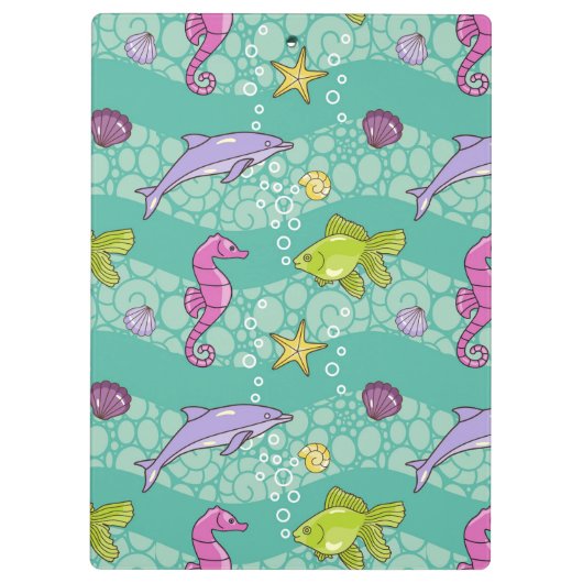 Summer Zee Pattern Klembord (Achterkant)