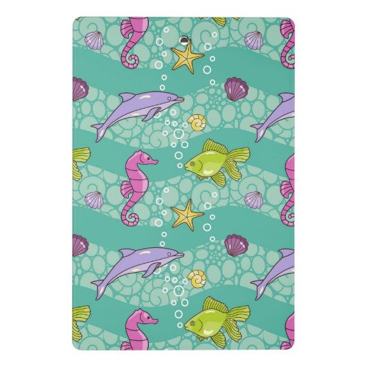 Summer Zee Pattern Mini Klembord (Achterkant)