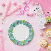 Summer Zee Pattern Papieren Bordje (Feest)