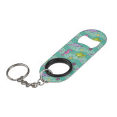 Summer Zee Pattern Sleutelhanger Flessenopener (Voorkant Gekanteld)