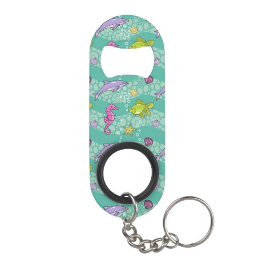 Summer Zee Pattern Sleutelhanger Flessenopener (Achterkant)