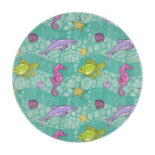 Summer Zee Pattern Snijplank (Voorkant)