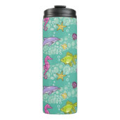 Summer Zee Pattern Thermosbeker (Voorkant)