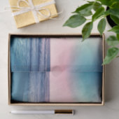 Summer Zee Sunset Tropical Beach Foto Tissuepapier (Geschenk)