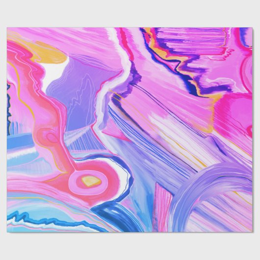 Summer zeventities Miami hitte snoep leuke cadeauo Cadeaupapier (Vlak)