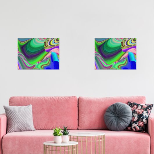 Summerfeeling , Abstract 3D Rainbowart (Salon)