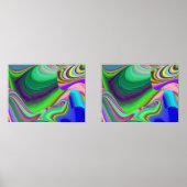 Summerfeeling , Abstract 3D Rainbowart (Recto)