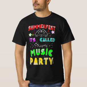 Summerfest Het heet Music Party T-shirt