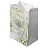 Summerfield Daisies Daisy Chamomile Flower Wedding Medium Cadeauzakje (Voorkant Gekanteld)