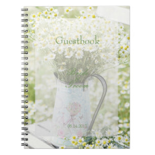 Summerfield Daisies Flower livre d'invité Mariage